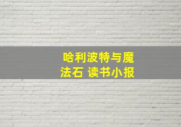 哈利波特与魔法石 读书小报